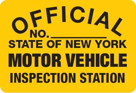 official state of new york motor vehicle inspection station
